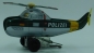 Mobile Preview: Japan Blechspielzeug - Hejo Toy - Polizeihubschrauber mit Aufziehwerk - ca. 1970er Jahre