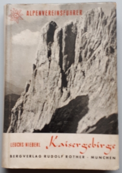 Alpenvereinsführer Kaisergebirge - 1956
