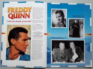 Freddy Quinn - Souvenir Programmheft zum Gala-Konzert ca. 1990er Jahre