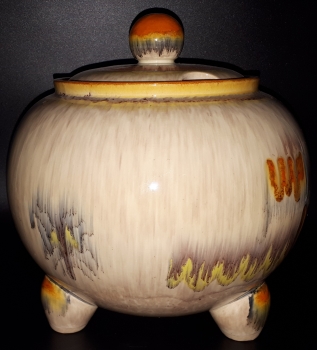Schweres Bowlegefäß Keramik - ca. 1960er Jahre