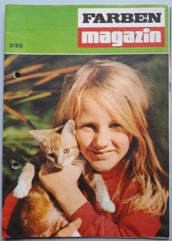 8 Hefte "Farben-Magazin - 1981 bis 1985