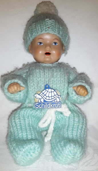 Puppe Schildkröt Strampelchen ca. um 1960 - 1980