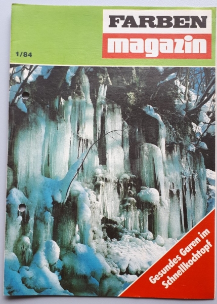 8 Hefte "Farben-Magazin - 1981 bis 1985